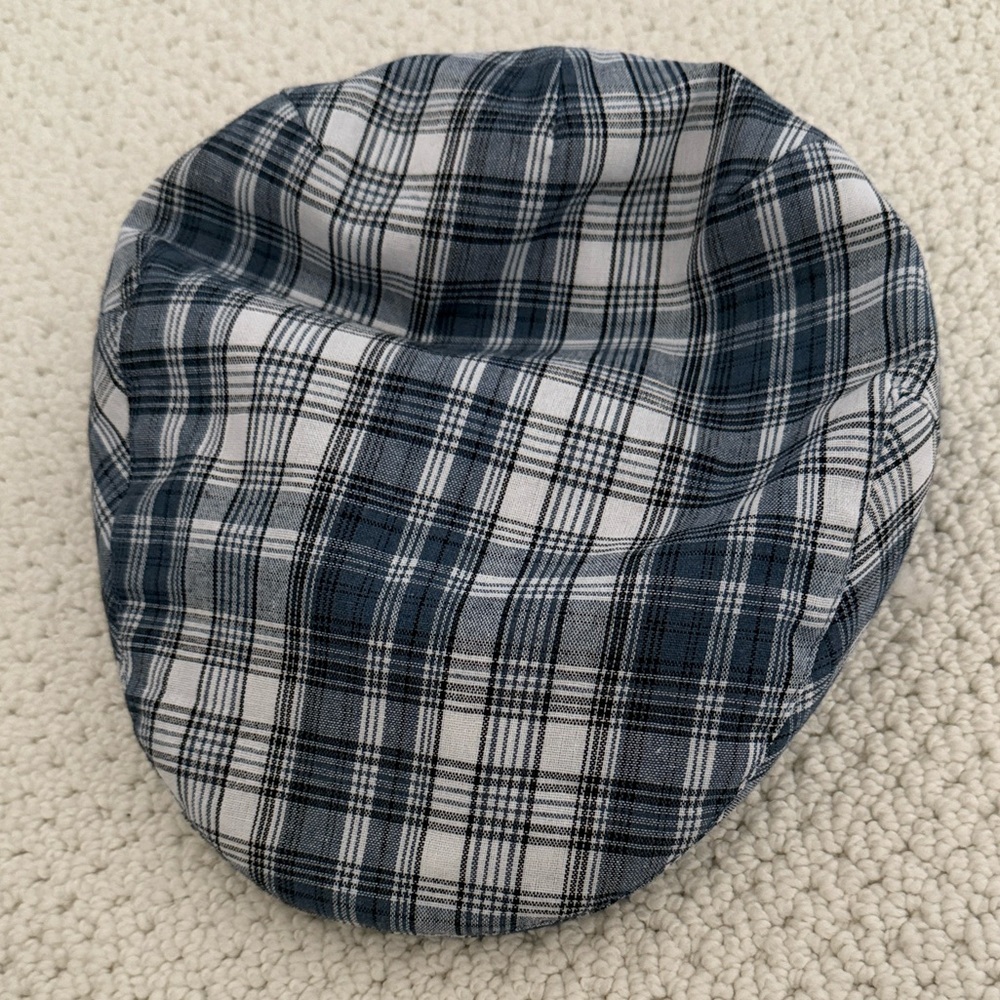 Jos. A. Bank Blue and White Plaid Cap